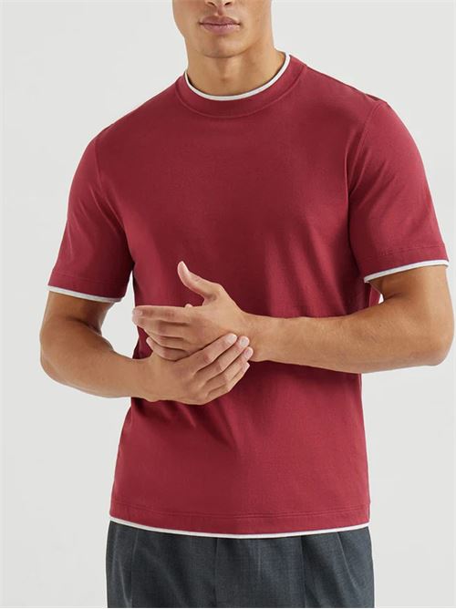 T-shirt in cotone BRUNELLO CUCINELLI | MR8337427CMK02